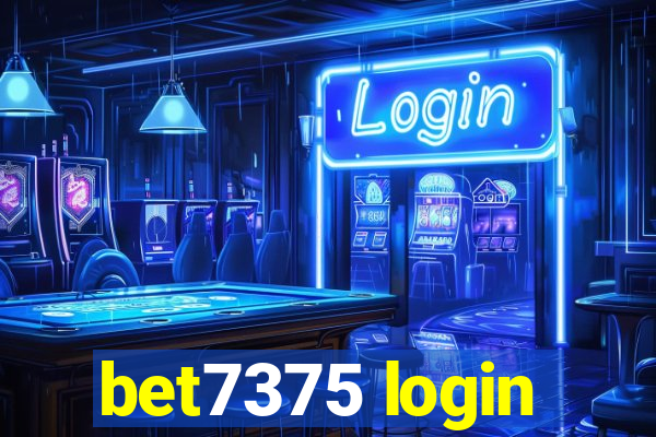 bet7375 login